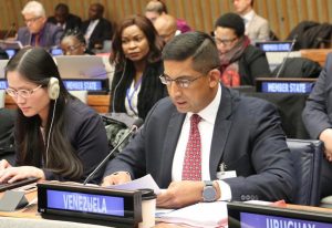 El ministro Ildemaro Villarroel en el 58° Período de Sesiones de la Comisión de Desarrollo Social de la ONU en Nueva York