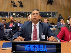 El ministro Ildemaro Villarroel en el 58° Período de Sesiones de la Comisión de Desarrollo Social de la ONU en Nueva York