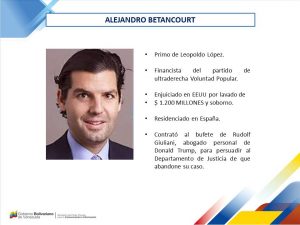 Develado financiamiento del corrupto Betancourt López a Juan Guaidó