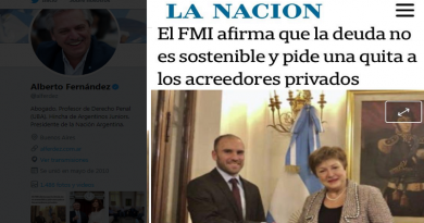 Presidente de Argentina advierte que FMI le dio la razón al declarar que deuda de Macri es insostenible