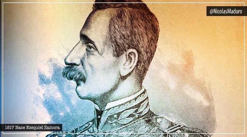 Venezuela celebra 203 años del natalicio del general Ezequiel Zamora