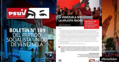 Boletín N°189 del PSUV resalta la unión inquebrantable del pueblo venezolano ante las agresiones imperiales