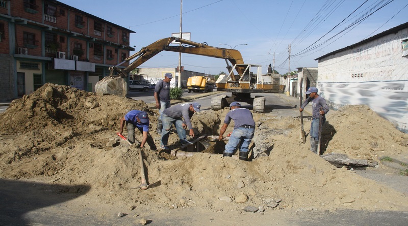 Aragua: Sustituye 80 Ml de colectores de aguas servidas en municipio José Ángel Lamas