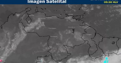 Pronostican lloviznas dispersas durante la madrugada en algunas áreas del país
