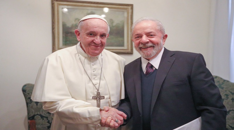 Lula Da Silva realizó visita al Vaticano para conversar sobre un mundo más justo