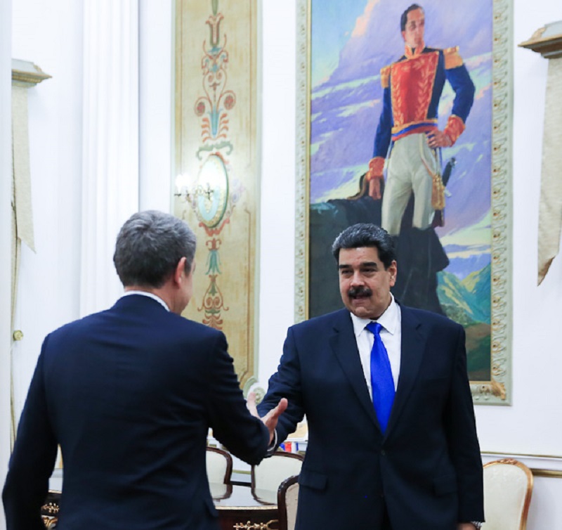 Presidente Maduro recibe a exmandatario español José Luis Rodríguez Zapatero