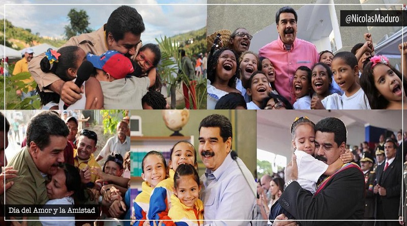 En el día del amor y la amistad | pueblo de Venezuela sigue firme ante la batalla por la felicidad de la patria