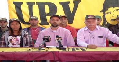 Juventud de la UPV rechazó medidas coercitivas del gobierno de EE.UU. contra Conviasa