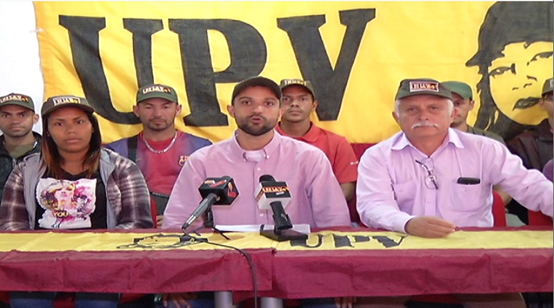 Juventud de la UPV rechazó medidas coercitivas del gobierno de EE.UU. contra Conviasa