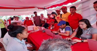 Continúa despliegue de jornadas de carnetización del PSUV rumbo a los 9 millones de militantes