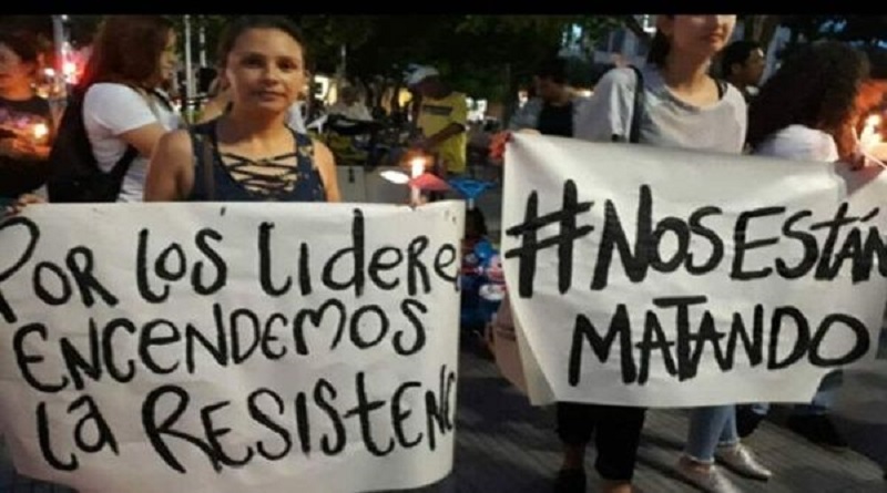 Asesinan dos líderes sociales en el suroeste de Colombia
