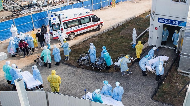 Hospital recién construido en Wuhan inicia atención a pacientes con coronavirus