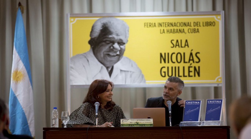 Presentado libro “Sinceramente” de vicepresidenta argentina en Feria del Libro de La Habana