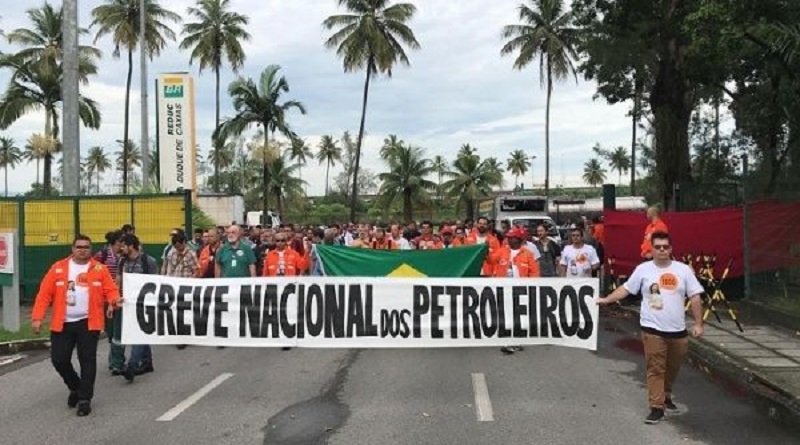 Trabajadores de Petrobras cumplen 12 días de huelga