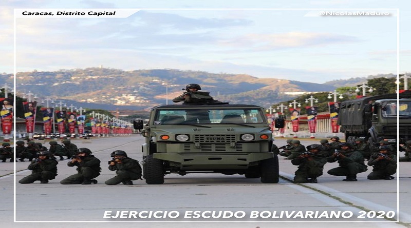 Este domingo continúan desplegados en Venezuela Ejercicios Militares Escudo Bolivariano 2020