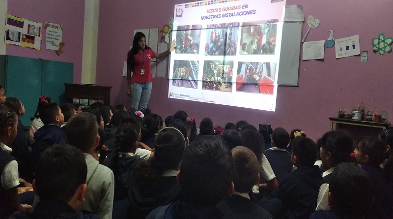 Programa educativo “Metro va a la Escuela” entusiasmó a más de 130 niños de Los Teques