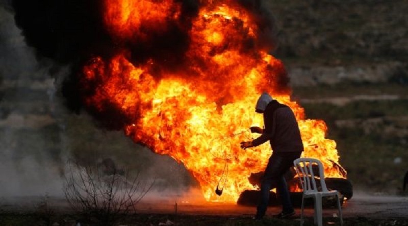 Tropas israelíes reprimen protestas palestinas en Cisjordania