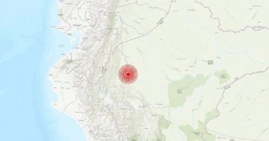 Reportan sismo de 5.3 en la región peruana del Amazonas