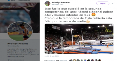 Robeilys Peinado ganó medalla de plata en Francia y estableció nuevo récord nacional