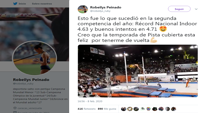 Robeilys Peinado ganó medalla de plata en Francia y estableció nuevo récord nacional