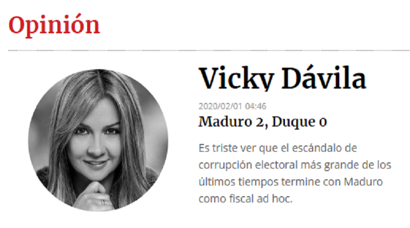 Periodista colombiana: Maduro es el presidente y ha dado cátedra diplomática en caso de Aída Merlano