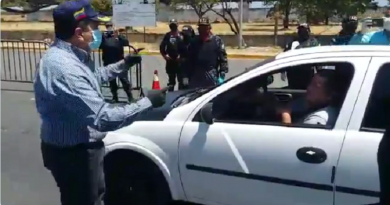 ARAGUA | Inspeccionan instalación de aula móvil para monitorear cumplimiento de medidas contra Covid–19