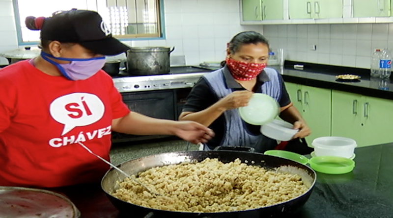 Organización escolar garantiza alimentación de niños y niñas en comunidades del Dtto. Capital