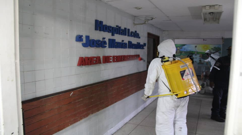 Avanza proceso de desinfección en hospitales y sitios públicos de La Victoria en Aragua