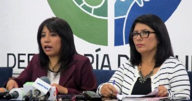 Defensora del pueblo pide a ONU mayor presencia en Bolivia