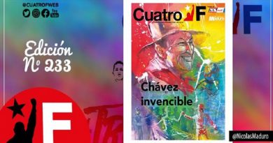 Periódico 4F resalta los crímenes de lesa humanidad contra Venezuela