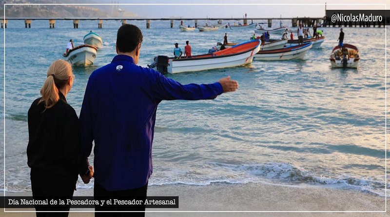 Pueblo venezolano felicita a los pescadores artesanales en su día