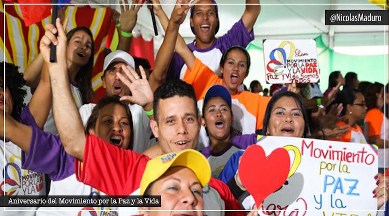 Presidente Maduro felicita al Movimiento por la Paz y la Vida a 7 años de su creación