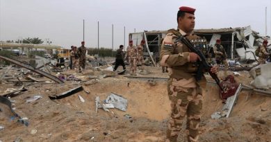 Imagen muestra los daños al aeropuerto de la ciudad iraquí de Karbala tras un ataque aéreo de EE.UU., 13 de marzo de 2020. (Foto: AFP)