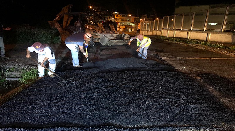 Dan inicia a Plan de Bacheo en el municipio Trujillo