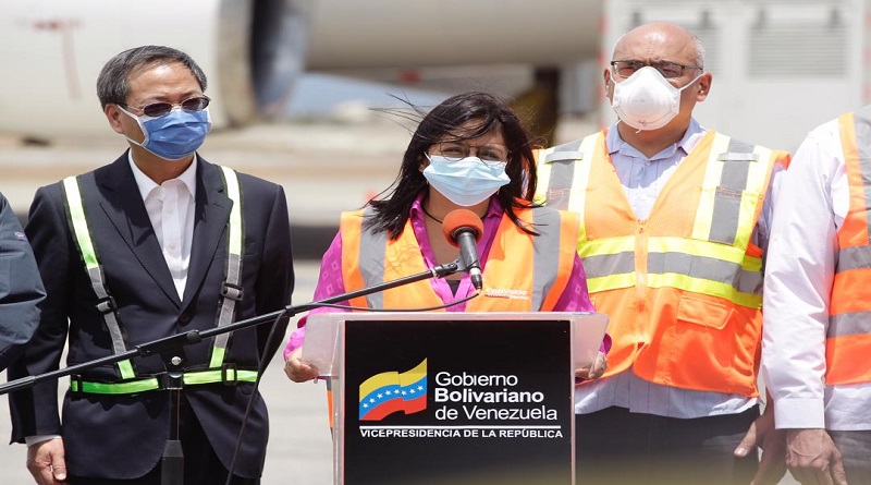 La vicepresidenta de la República Bolivariana de Venezuela, Delcy Rodríguez