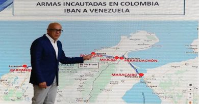 Arsenal de guerra valorado en $ 500 mil iba a ser trasladado desde Colombia para promover acciones terroristas en suelo venezolano