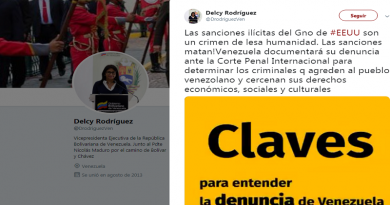 CLAVES: “Sanciones” de EE.UU. son crímenes de lesa humanidad