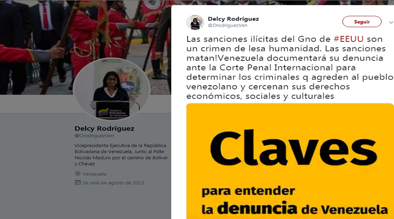 CLAVES: “Sanciones” de EE.UU. son crímenes de lesa humanidad