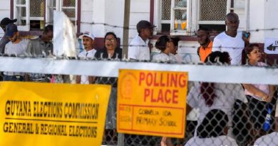 Comisión Electoral de Guyana pide paciencia ante lentitud en conteo de actas de elecciones del lunes (Foto agencias)