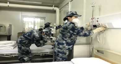 Más de 10.000 médicos militares están al frente de lucha contra el Covid-19 en China