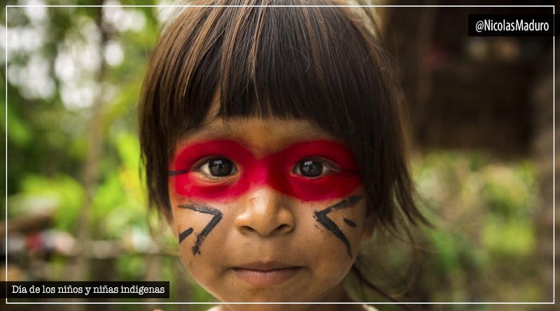 Venezuela celebra Día de los Niños y Niñas Indígenas