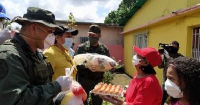 Feria del Campo Soberano casa por casa beneficiaron a familias de Pinto Salinas en Monagas