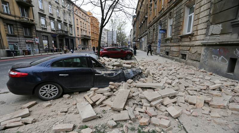 Graves daños provocó el terremoto más fuerte en los últimos 140 años en Croacia