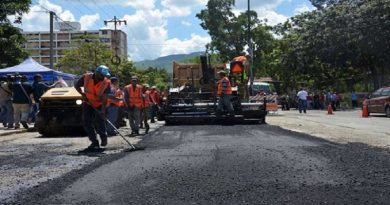 Utilizarán mezcla de asfalto para preservar el ambiente en Guatire