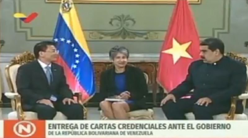 Nuevo embajador de Vietnam presenta credenciales al presidente Maduro en Miraflores