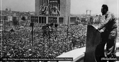 Venezuela felicita al pueblo cubano al ratificar el carácter socialista de la Revolución