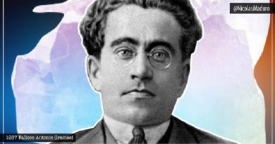 Pdte. Maduro: Antonio Gramsci dedicó su vida a luchar contra el fascismo y el capitalismo