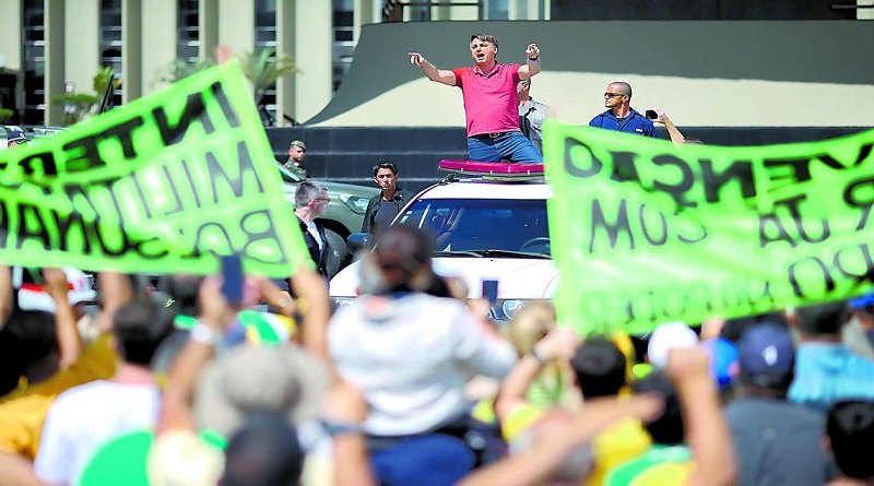 Gobernadores de Brasil condenan apoyo de Bolsonaro a mítines para cerrar Congreso e instaurar dictadura militar