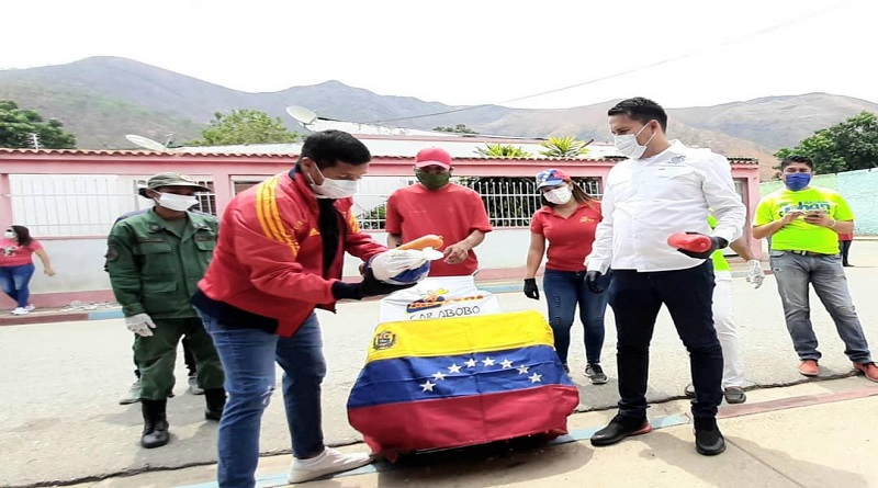 Distribuyen casa a casa más de 8 toneladas de proteínas en Guacara