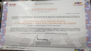 Sitio Sagrado Pemón | Quebrada de Jaspe fue declarada Monumento Nacional de Venezuela